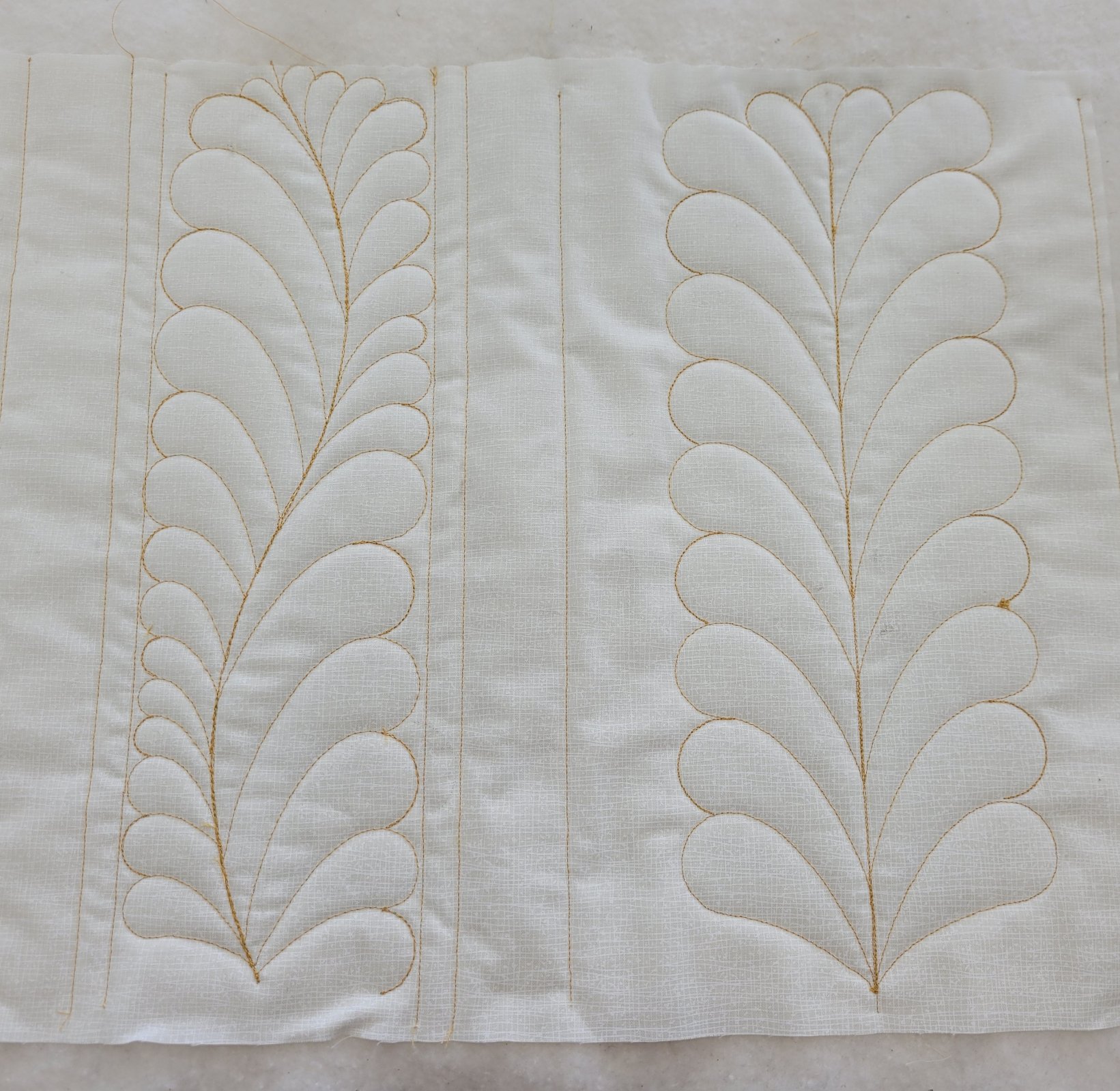 RULER WORK FEATHER BORDERS