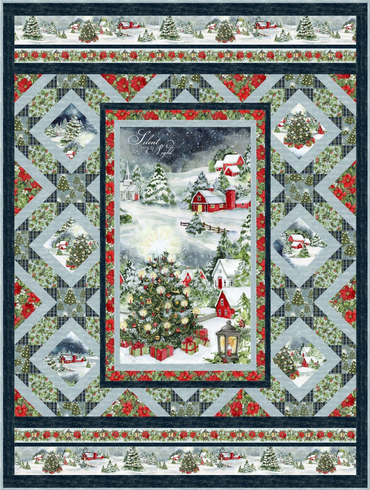 Winter Hollow Twin Quilt Kit