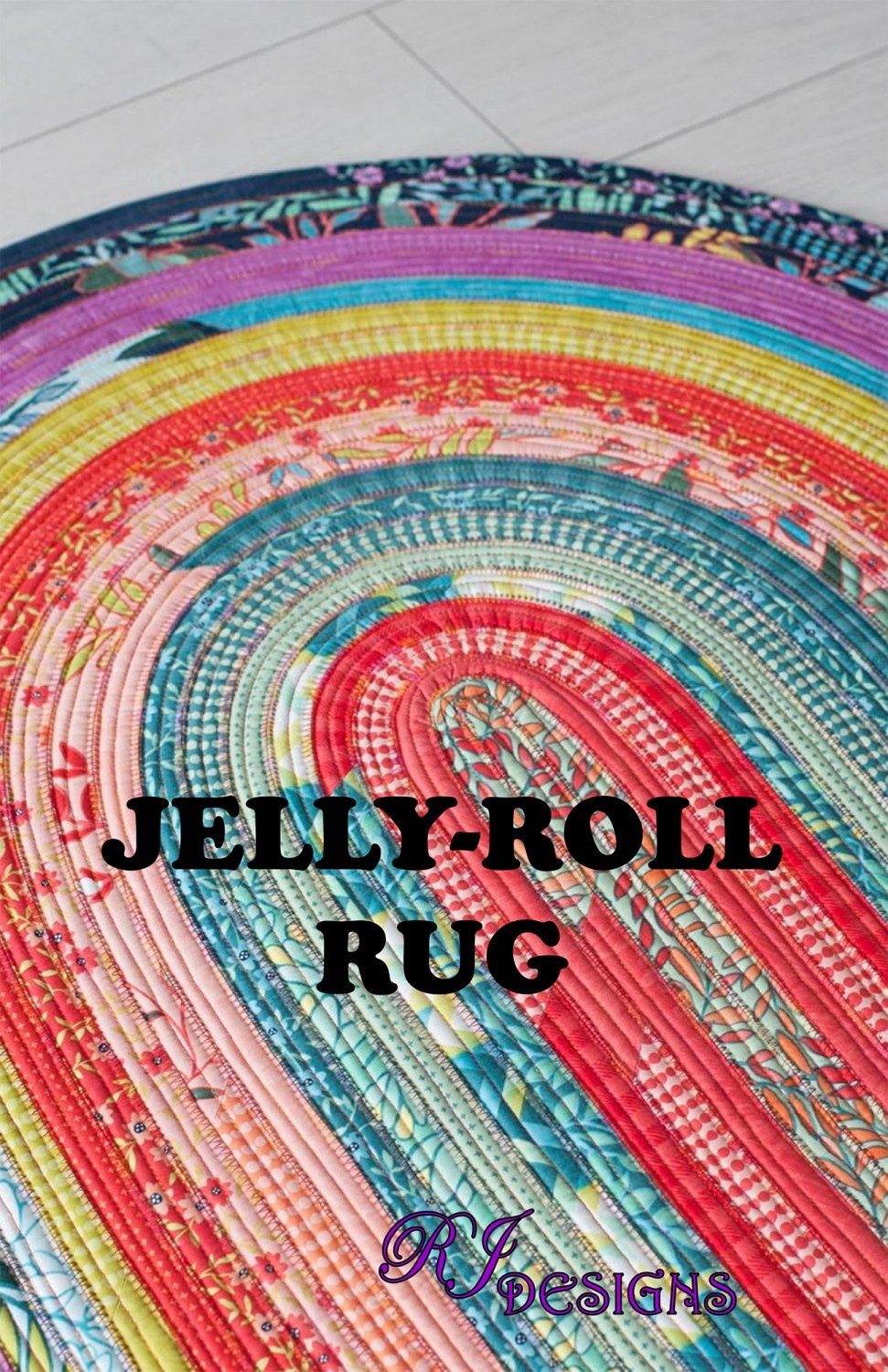 Jelly Roll Rug Pattern 716417997078