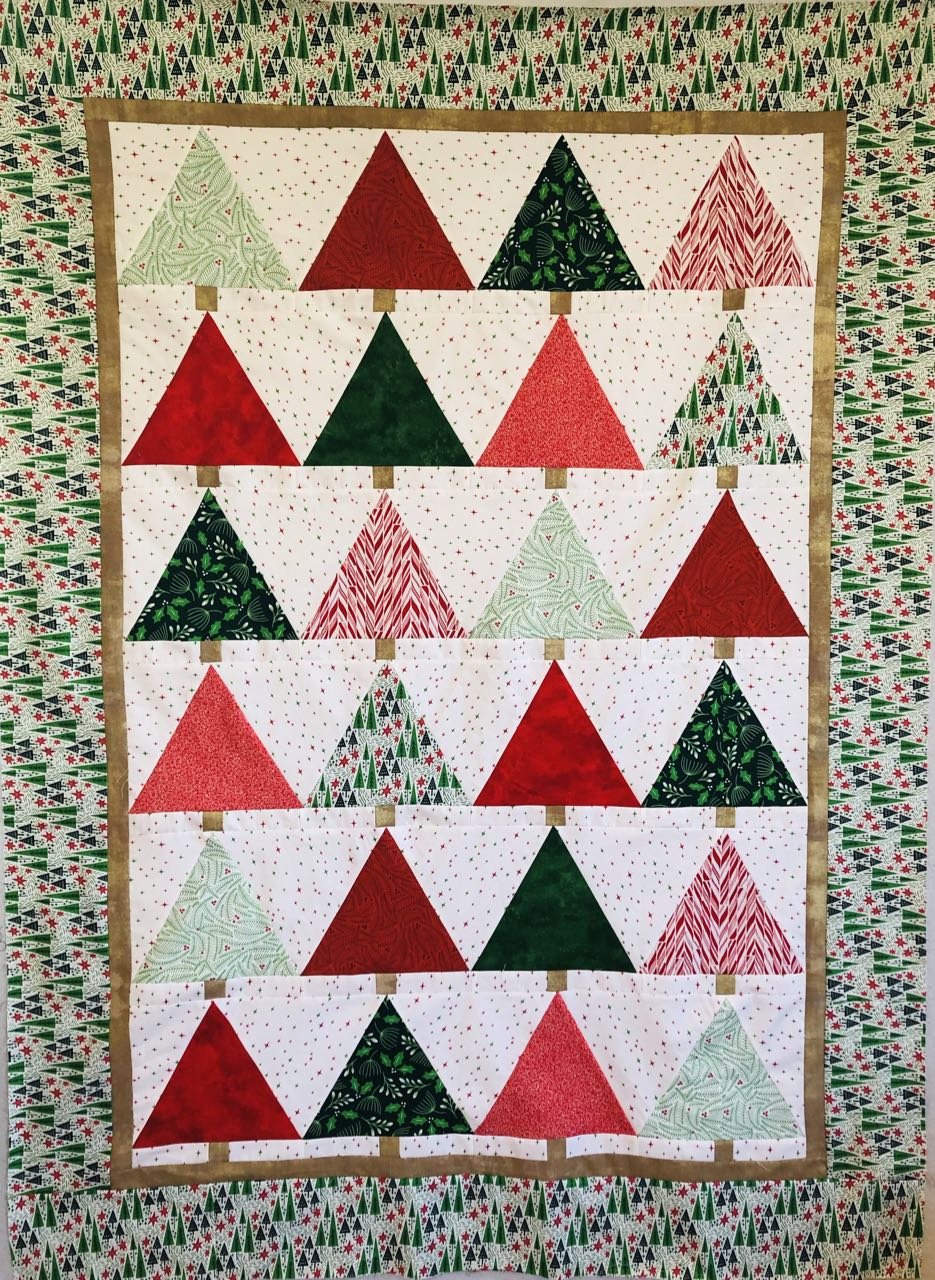 Hustle and Bustle Trees Quilt Pattern