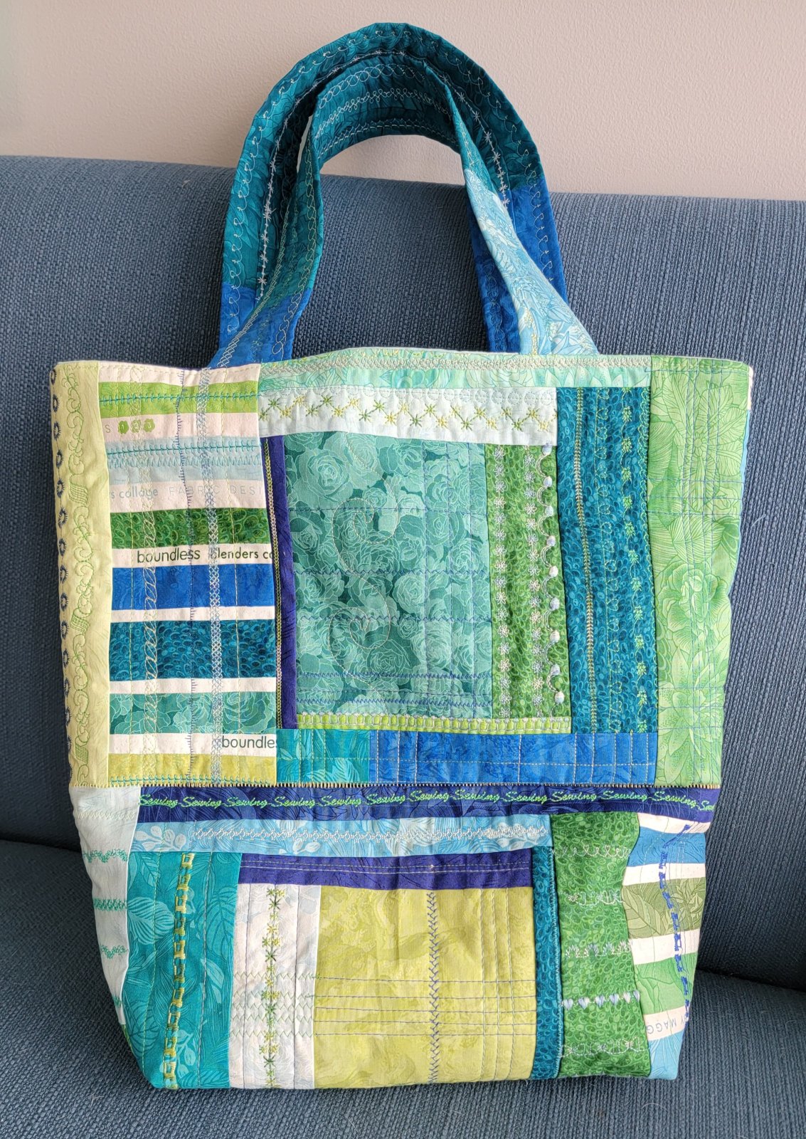 Quilt As You Go Tote!