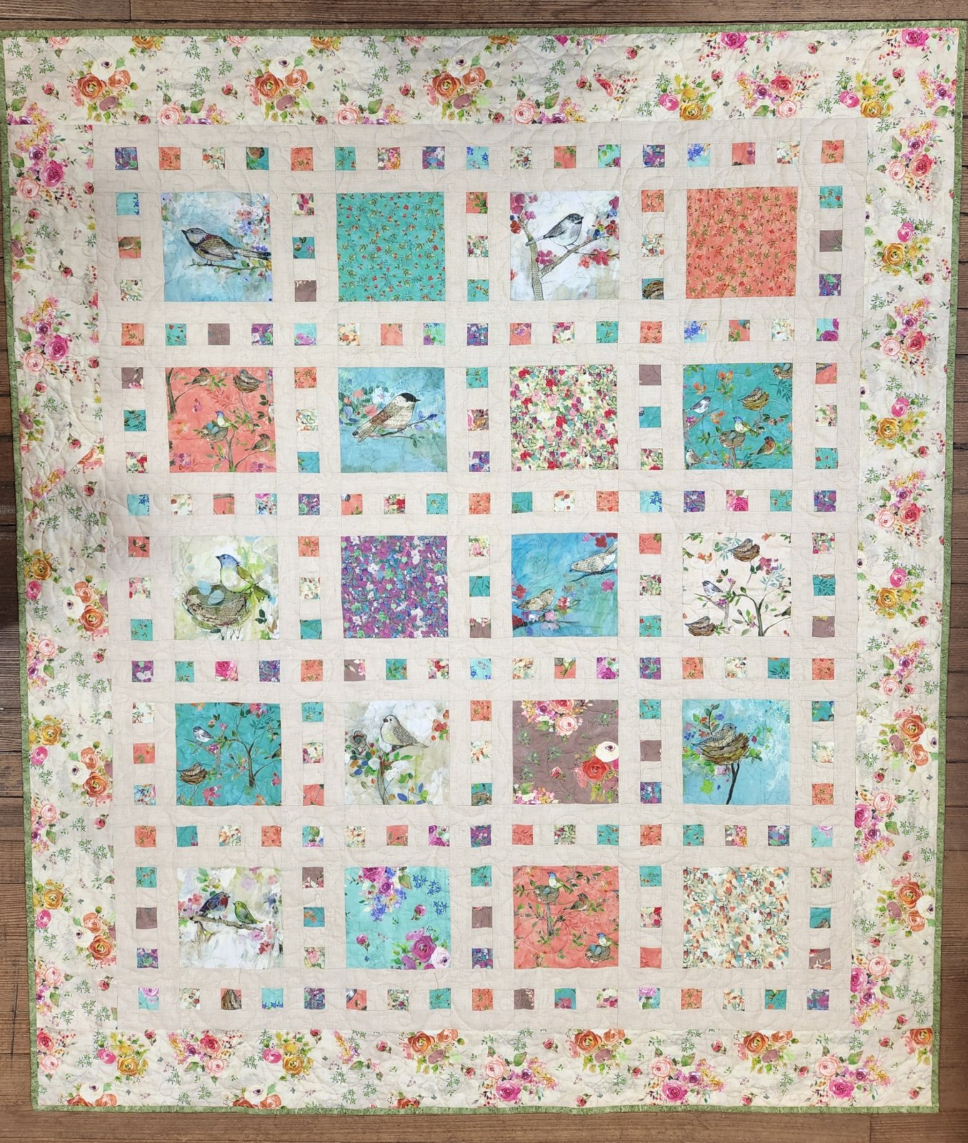Feathered Friends by Sue Zipkin Slide Show Quilt Kit