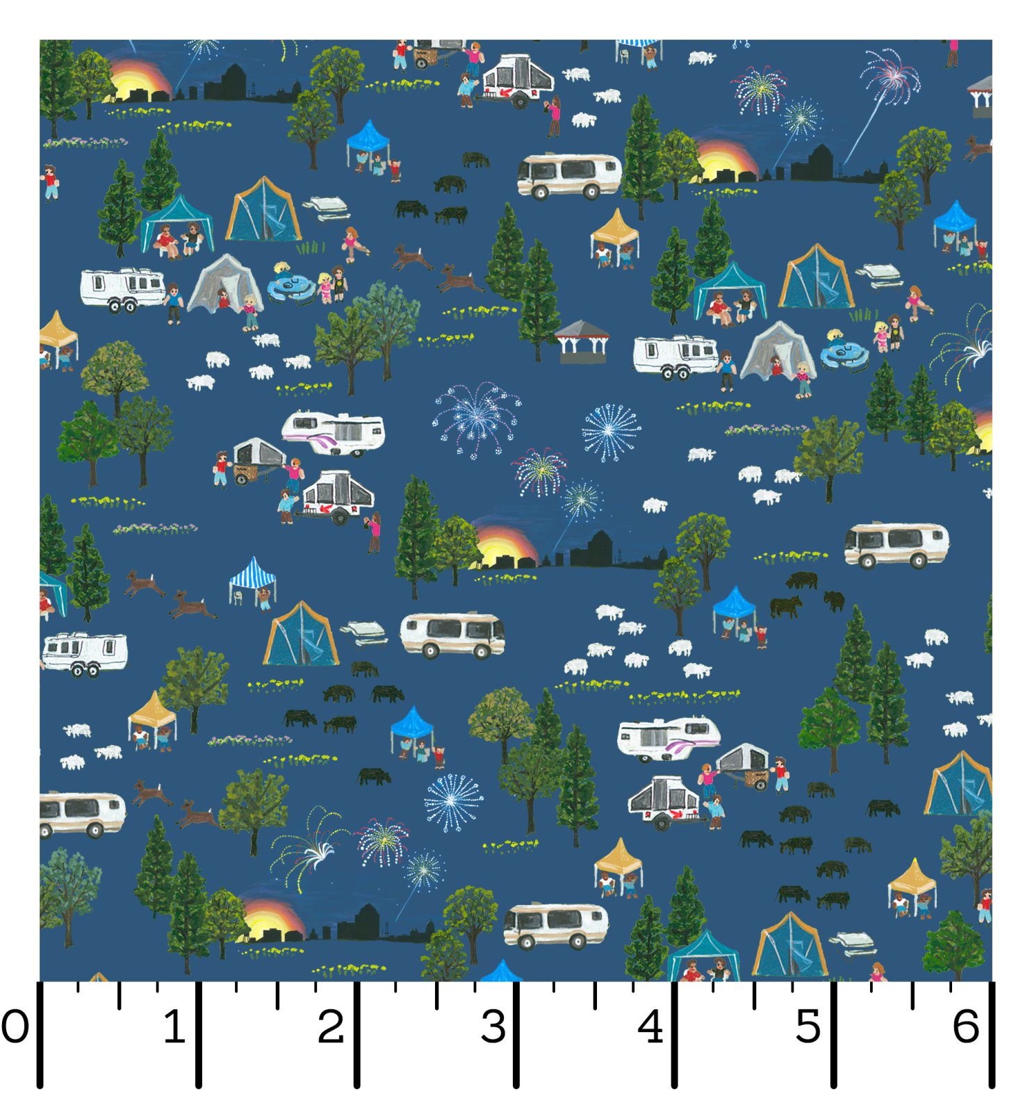 All Iowa Shop Hop 2023 Iowa State Fair Campground 1yard Piece