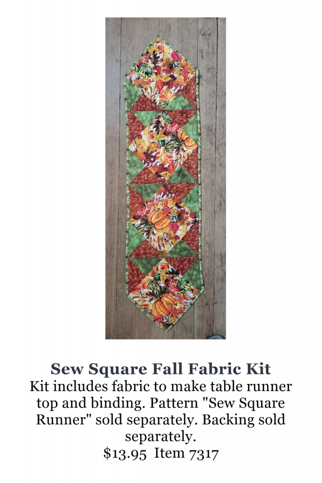 Sew Square Fall Fabric Kit