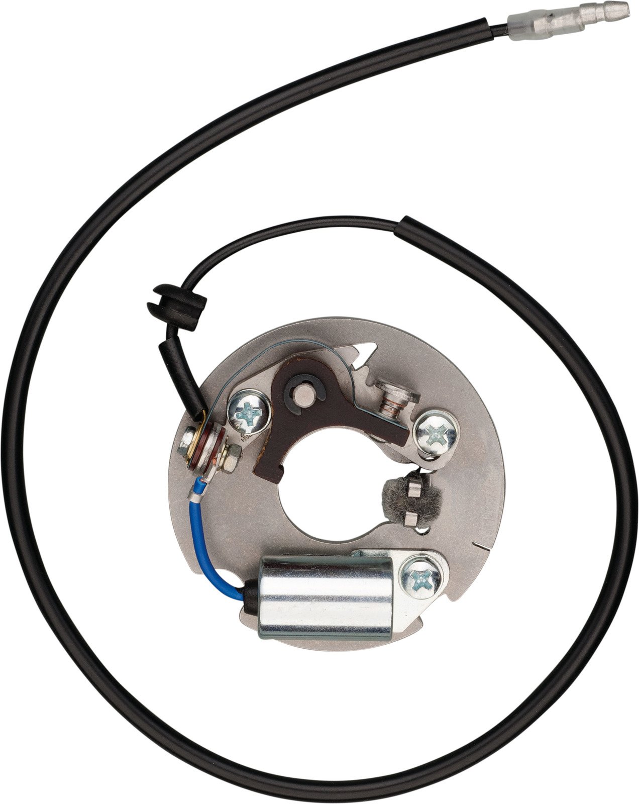 Contact Breaker Plate and Points Assembly Complete w/ Lead Wire 1011