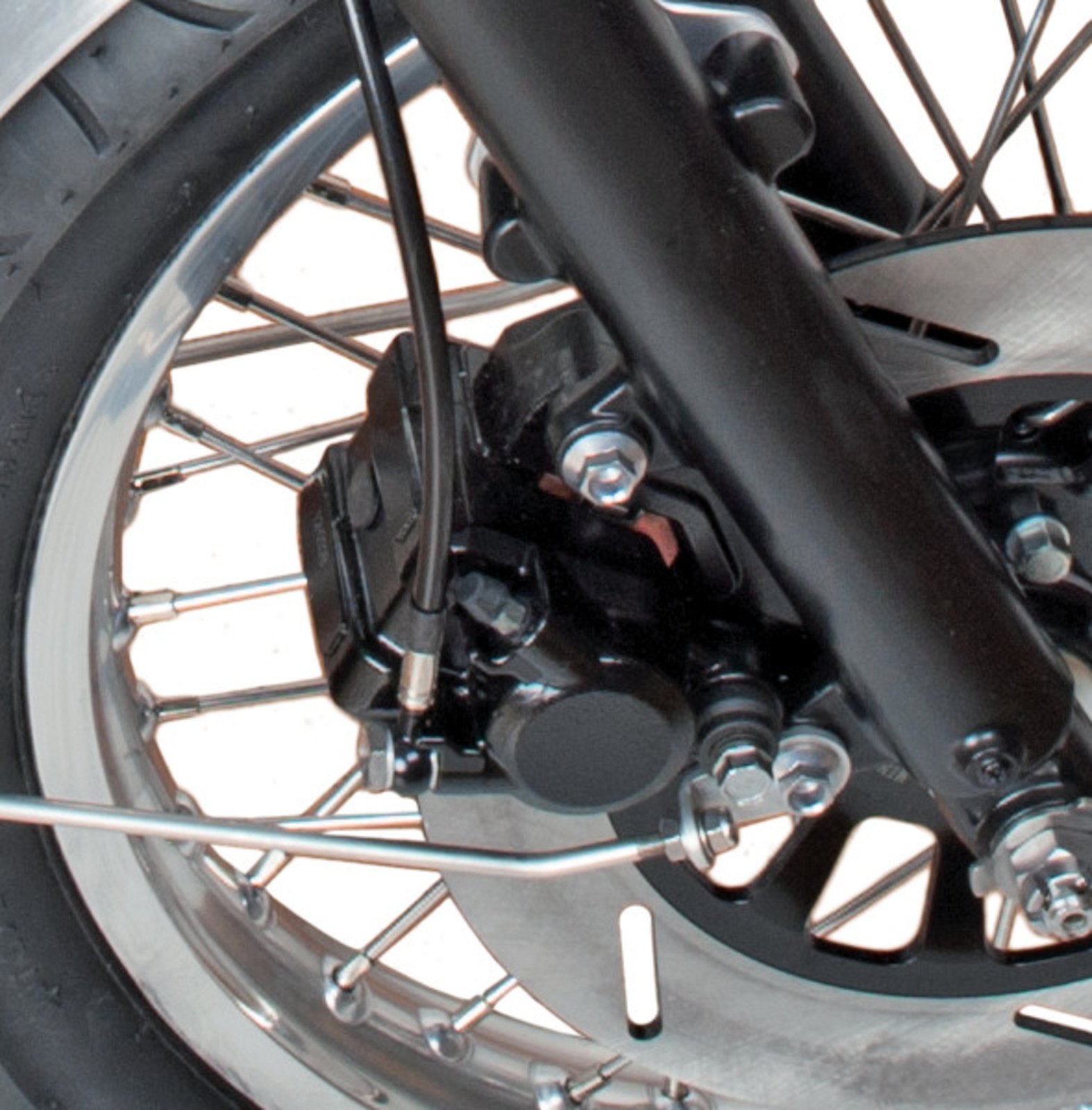 Yamaha SR500 (Double Disk Brake) Front Brake Caliper; RH w/ Piston