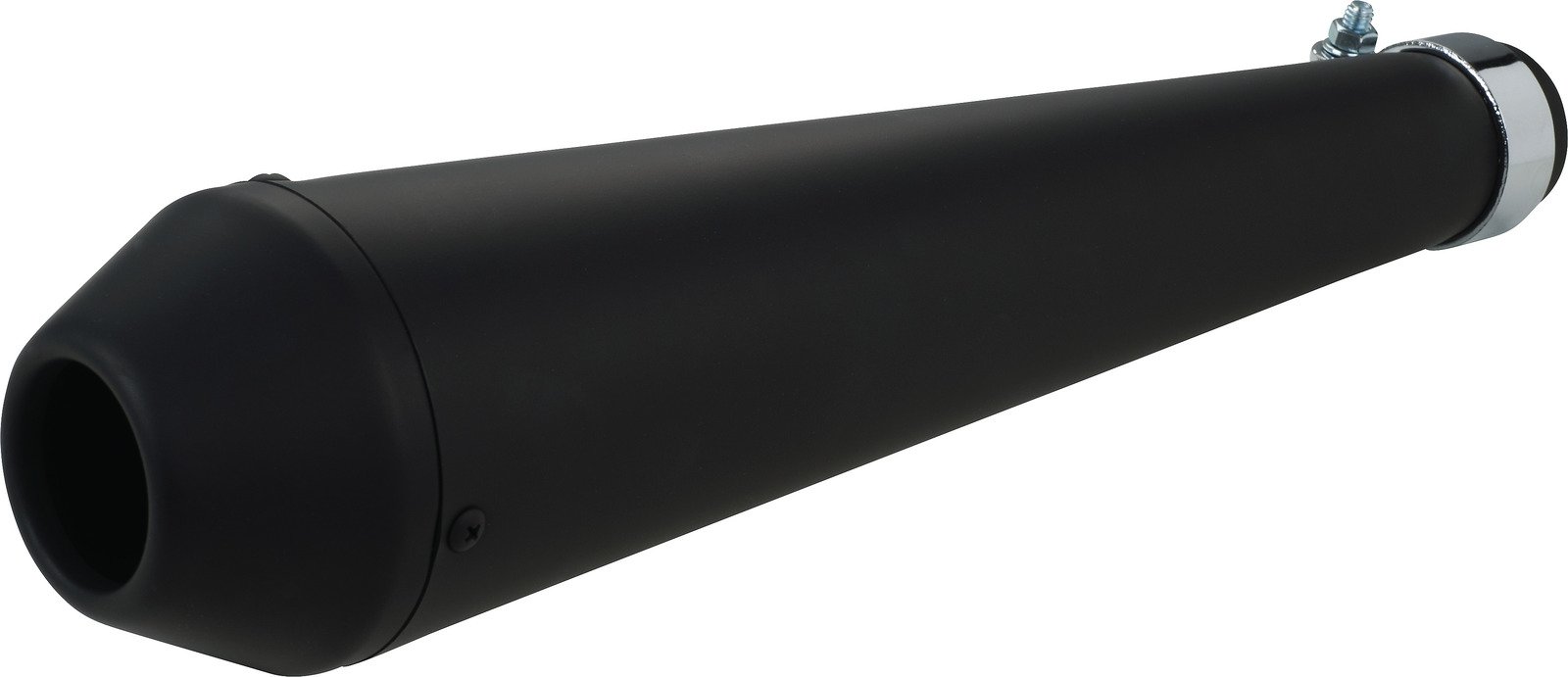 Reverse Cone Shorty Megaphone Muffler Black 3078 93609