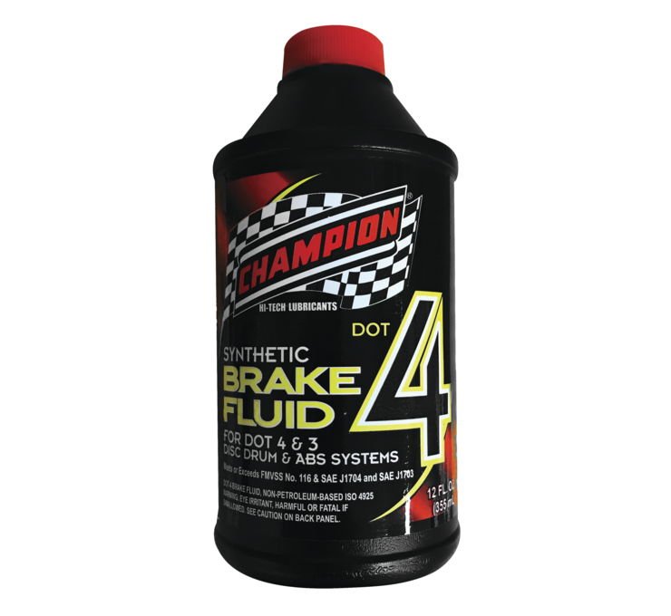 Champion Racing 600 Series DOT 4 Brake Fluid 12 oz. 530149