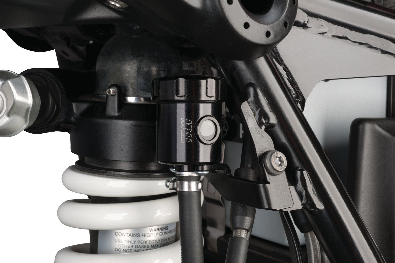 Rear aluminium brake fluid reservoir JVB0053