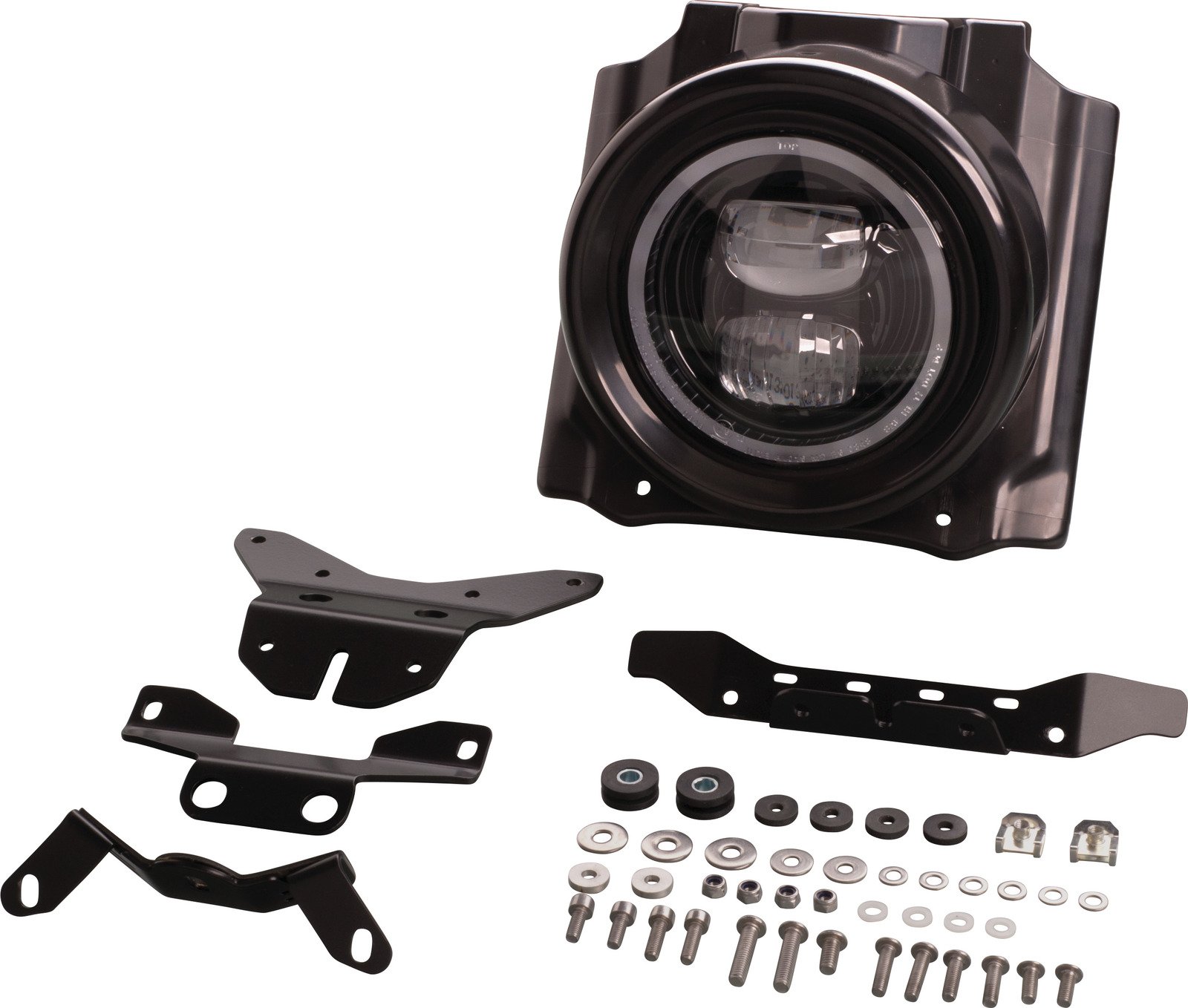 JvBmoto Headlight Cover ABS Unpainted LED insert with parking light