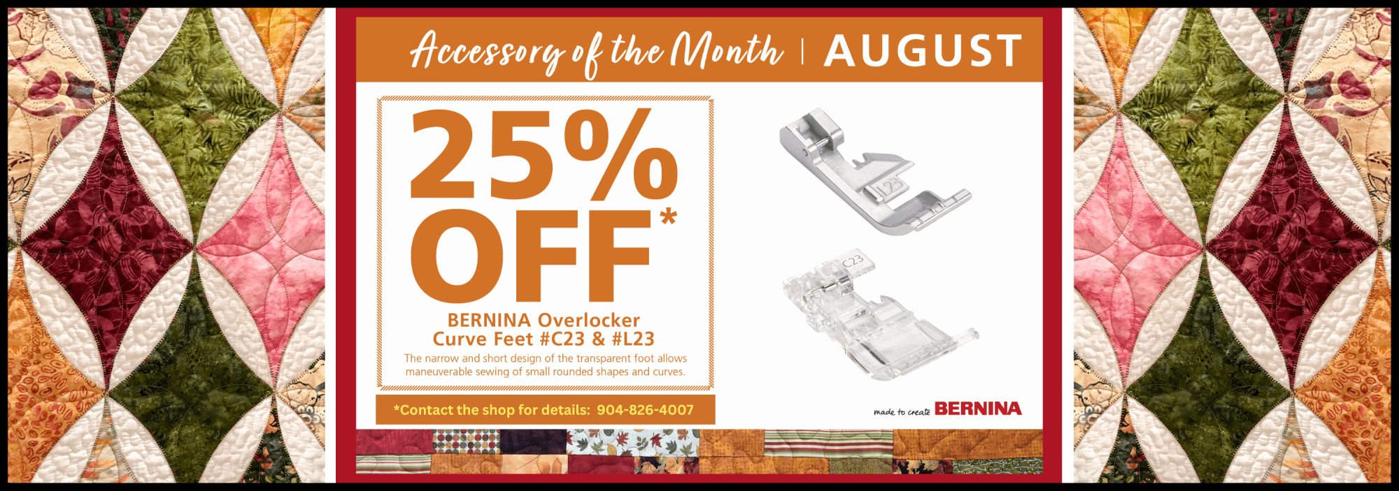 Bee's Quilt Shop, St. Augustine For Your Best Deal On Bernina Machines!