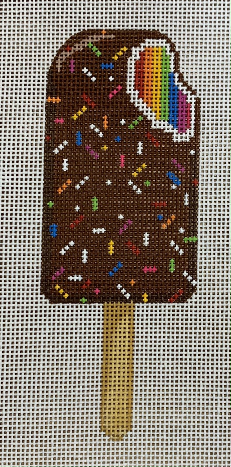 Mini Sweet Treat Rainbow Chocolate Covered Ice Cream Bar w/Sprinkles