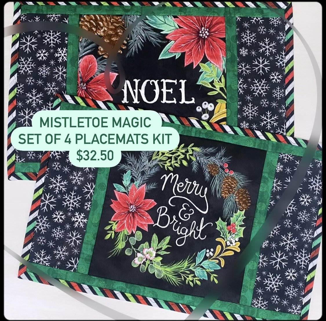 Mistletoe Magic placemats
