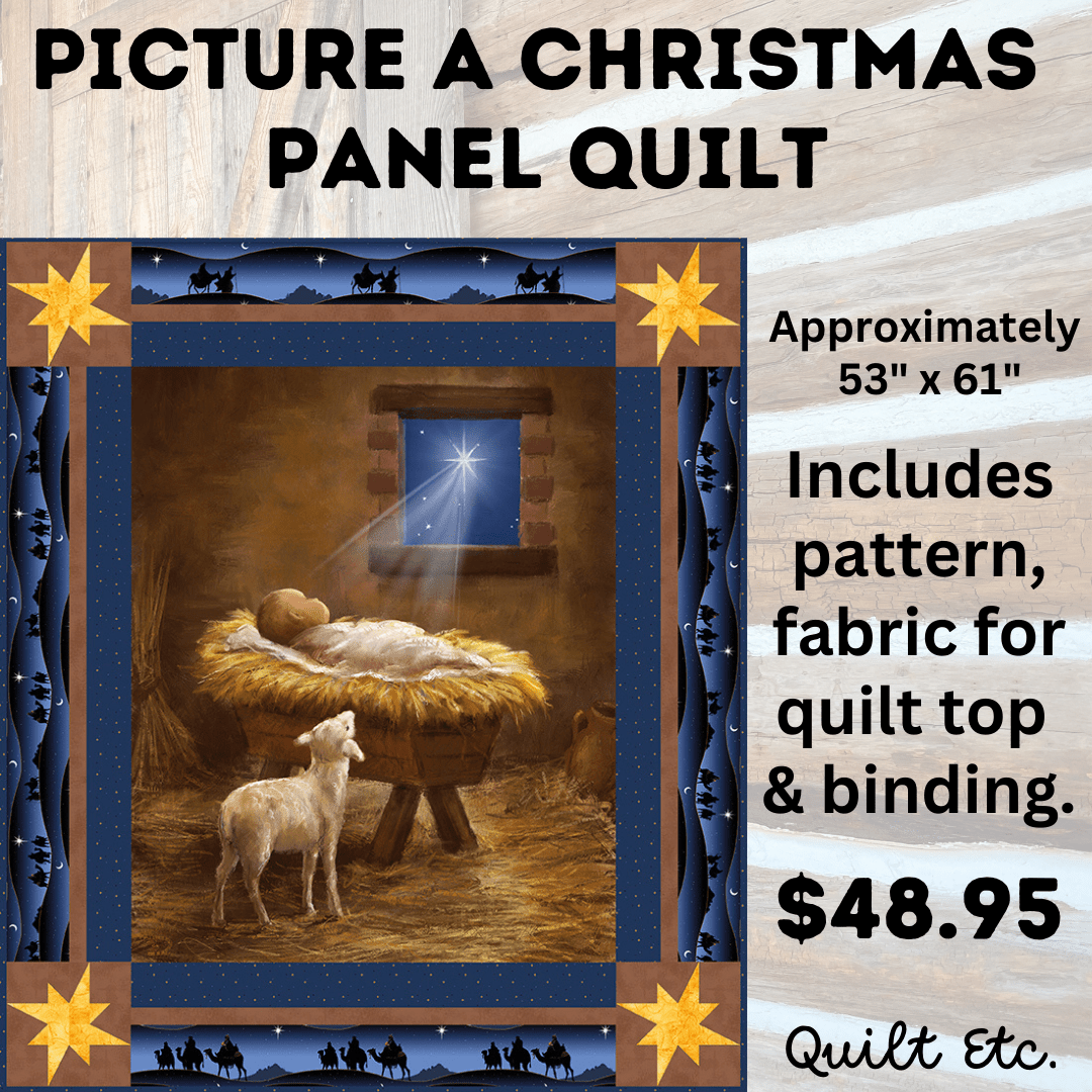 Picture A Christmas Panel Quilt Kit
