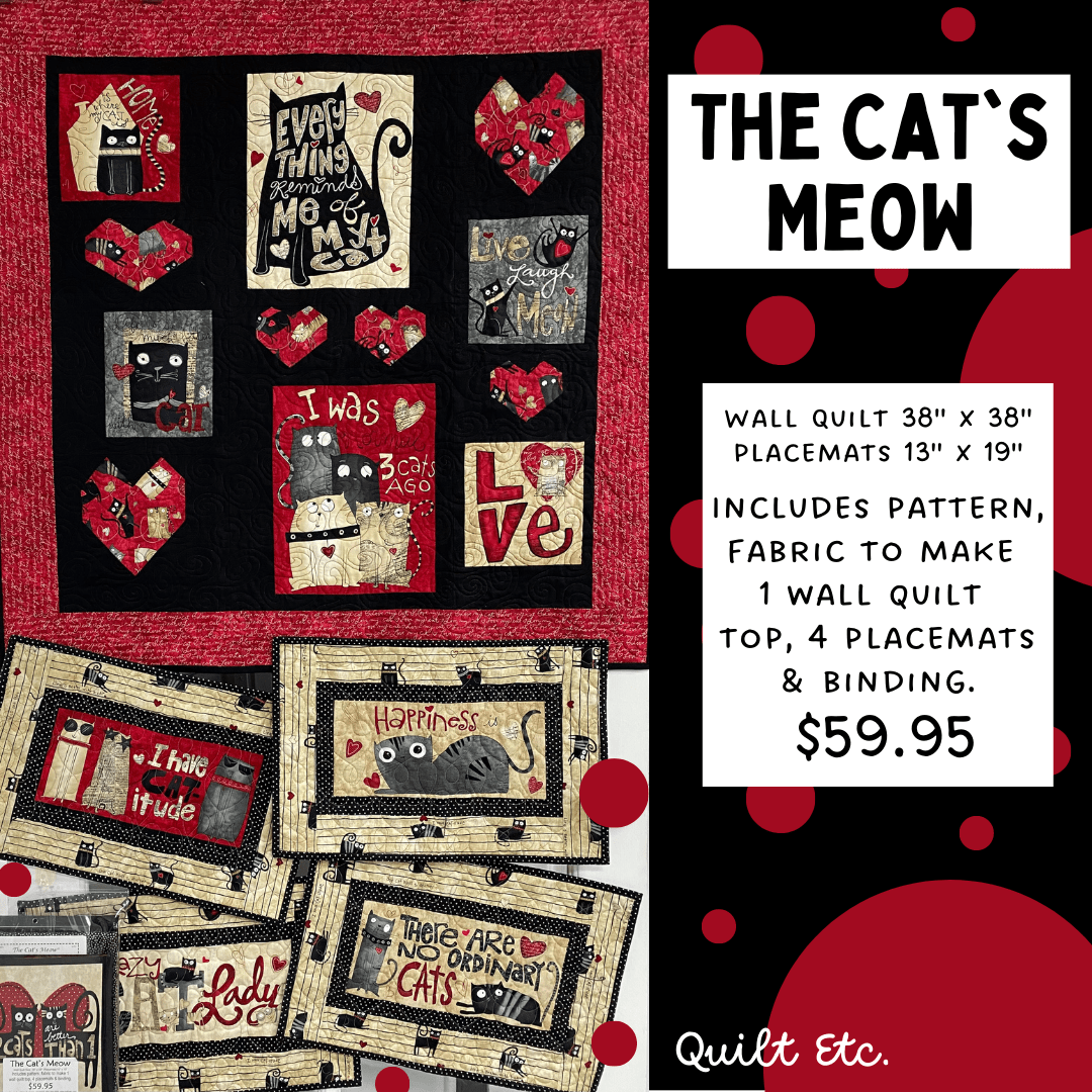 The Cat's Meow Quilt Kit