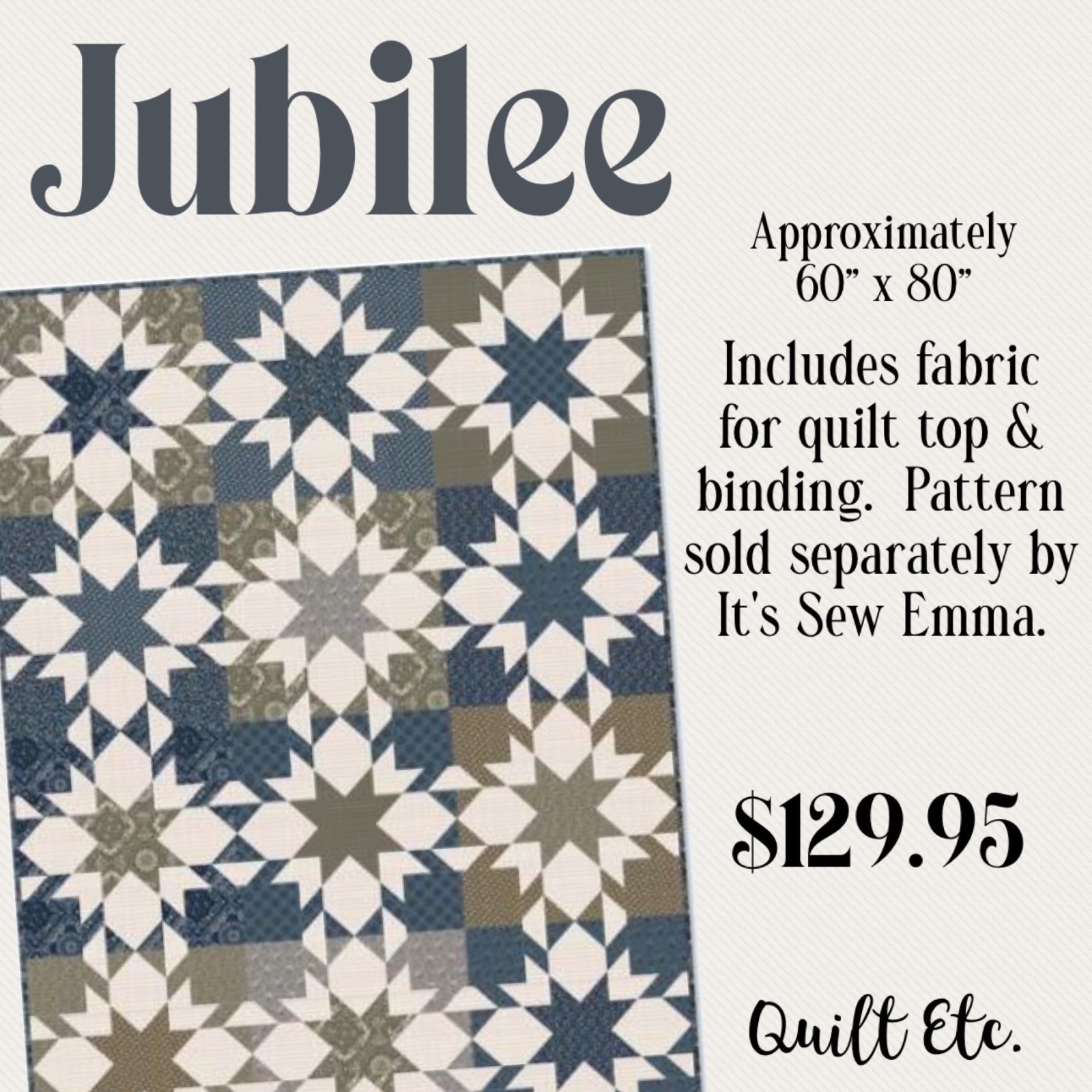 Jubilee Quilt Kit