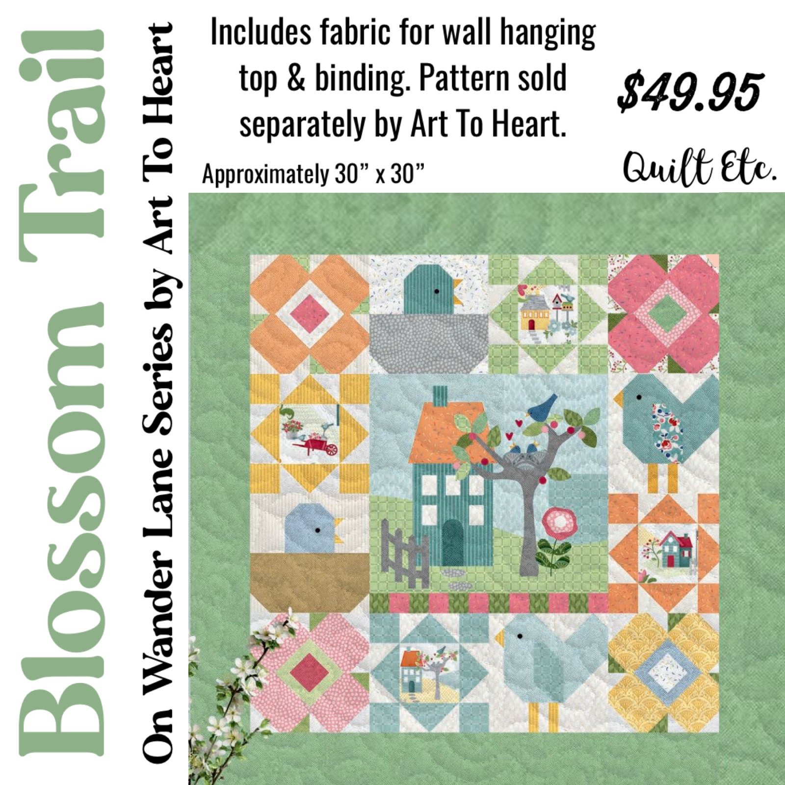 Blossom Trail On Wander Lane Wall Hanging Kit