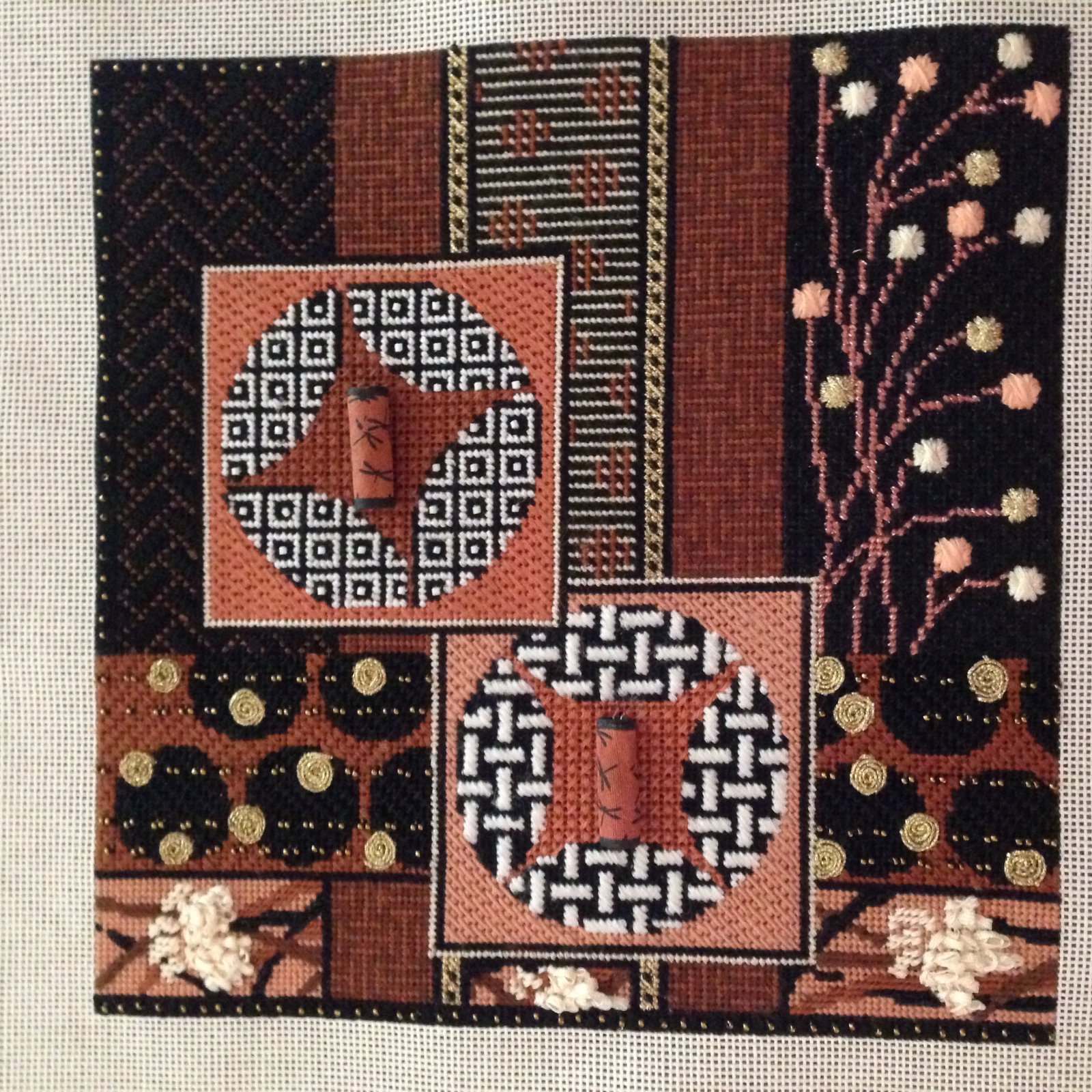 Mindy's Finished Needlepoint Models