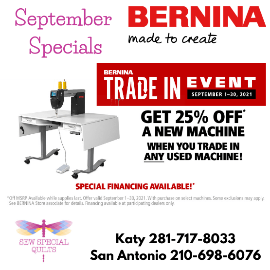 Sew Special Quilts San Antonio, TX Full Service Quilt Shop