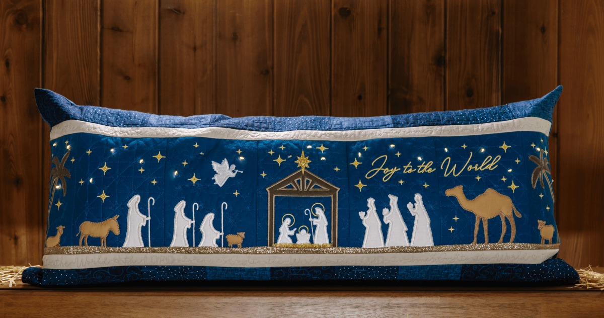 Kimberbell Nativity Bench Pillow 2 Night Retreat Fayetteville Retreat