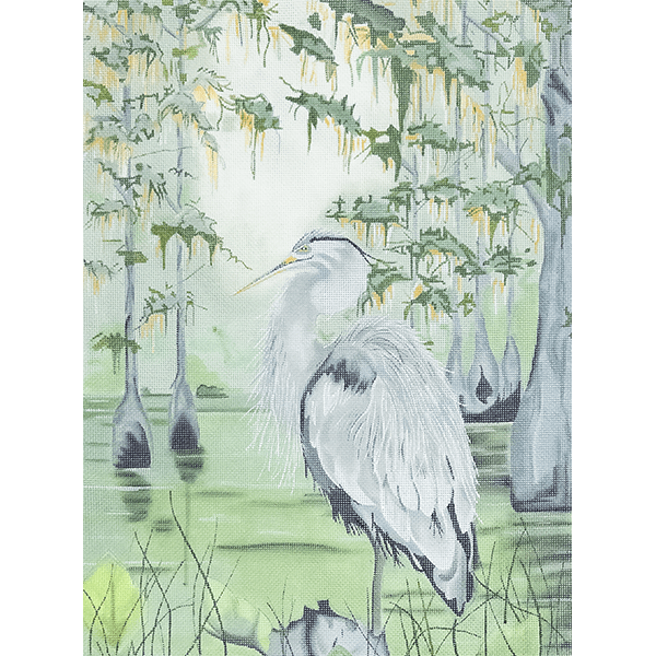 HERON ON THE BAYOU