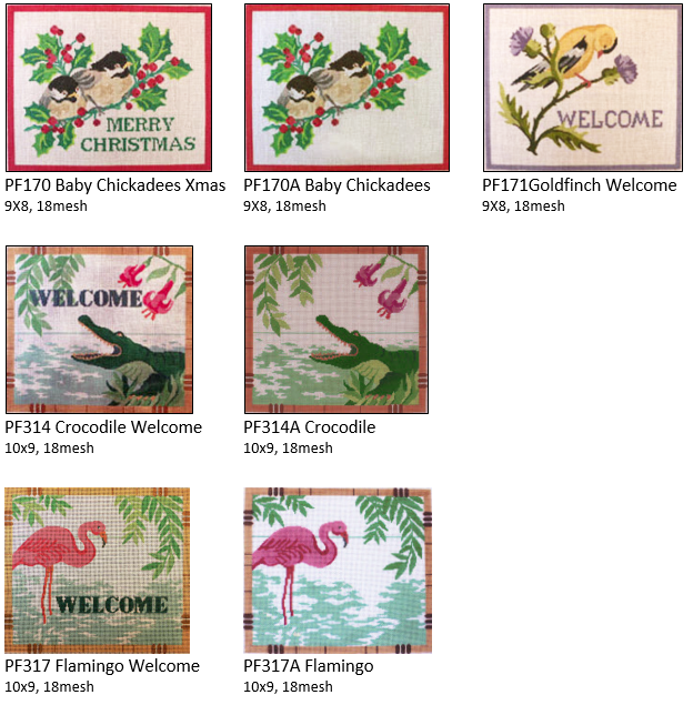3K Designs wholesale needlepoint canvases signs