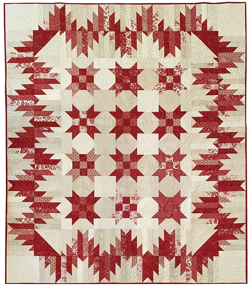 Cranberry Mountains Lap Quilt