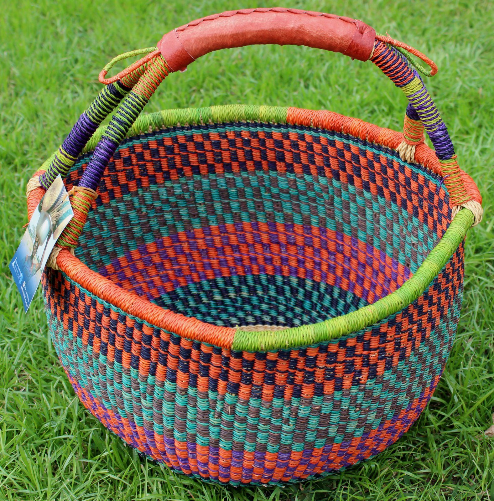 Ghana Round Market Basket Large 125