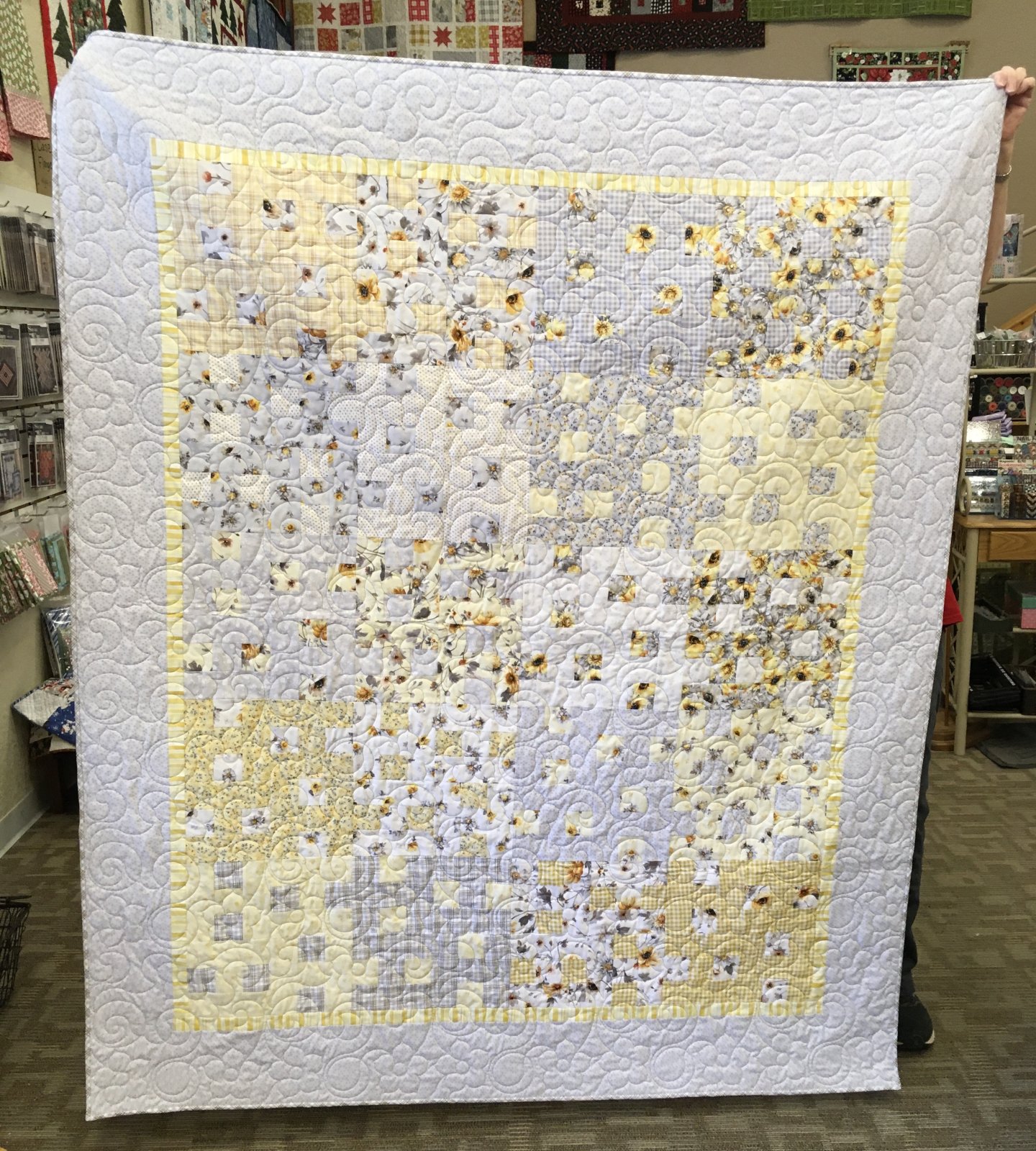 Fields of Gold Jelly Roll Quilt Kit