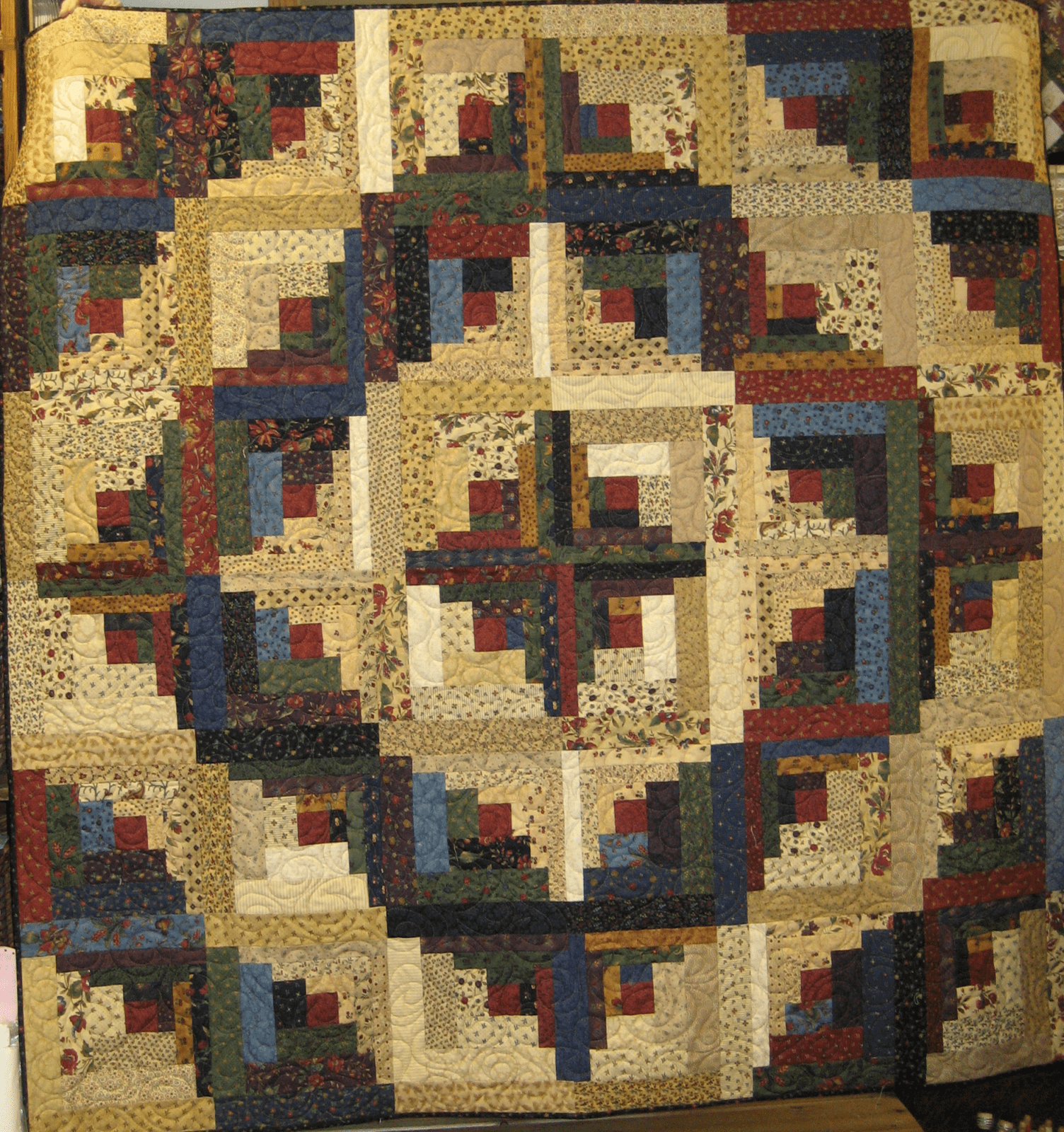 Thick and Thin Log Cabin