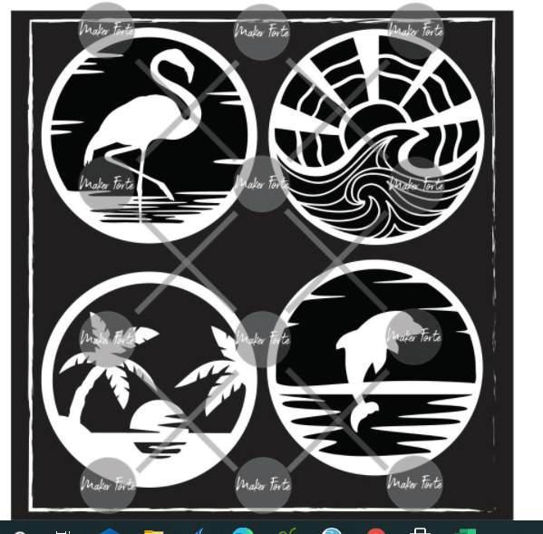 Maker Forte StencilsSpotlight Inserts Collection 4 756839656276