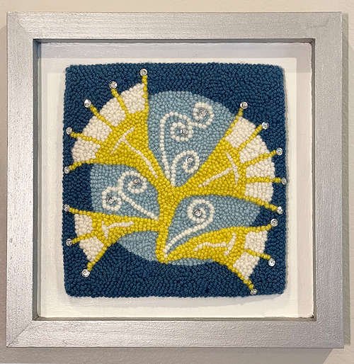 Punch Needle Rug Hooking International Punch Needle Rug Hooking Day class