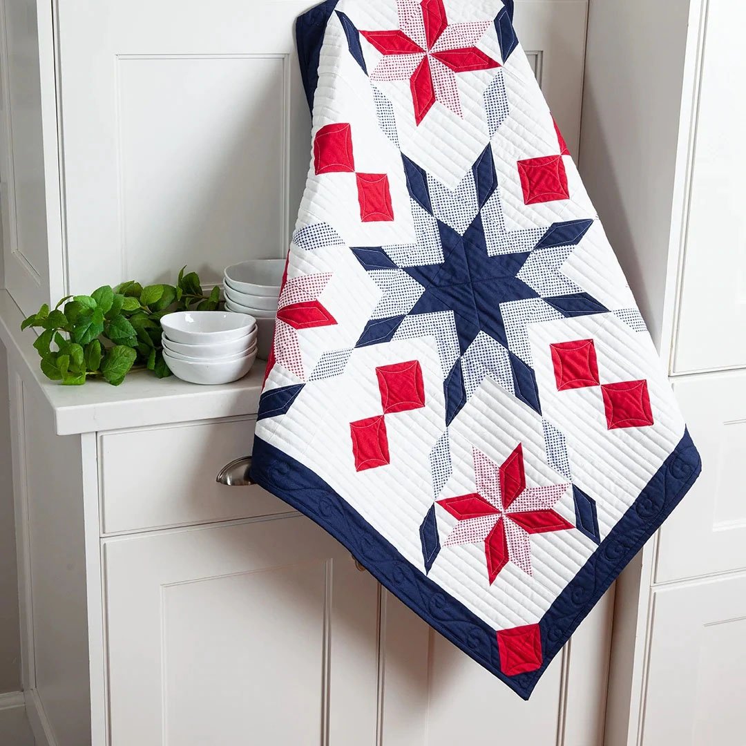 July 2022 Bursting in Air Table Topper Kit by Riley Blake