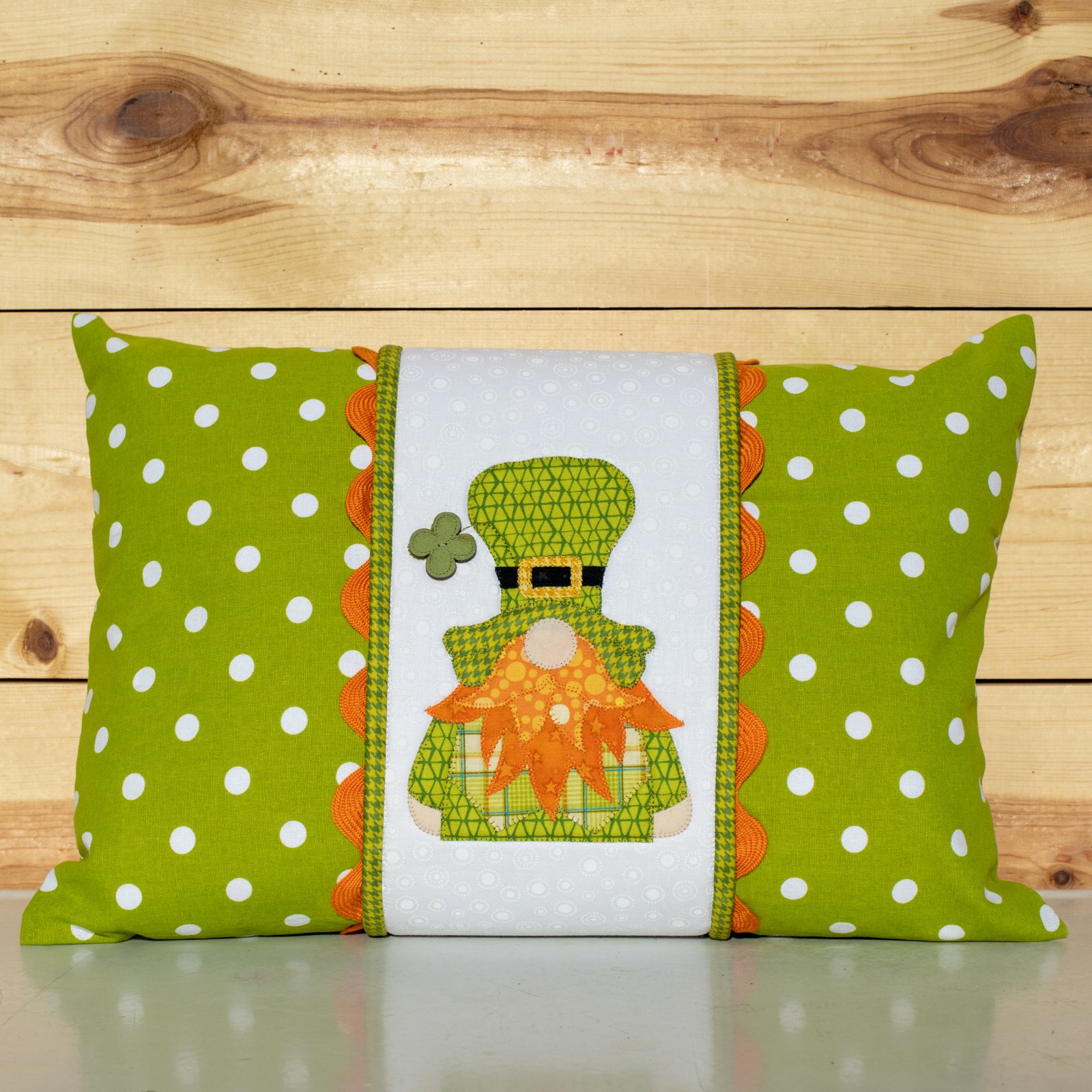 Irish Gnome Pillow Wrap & Cover Kit