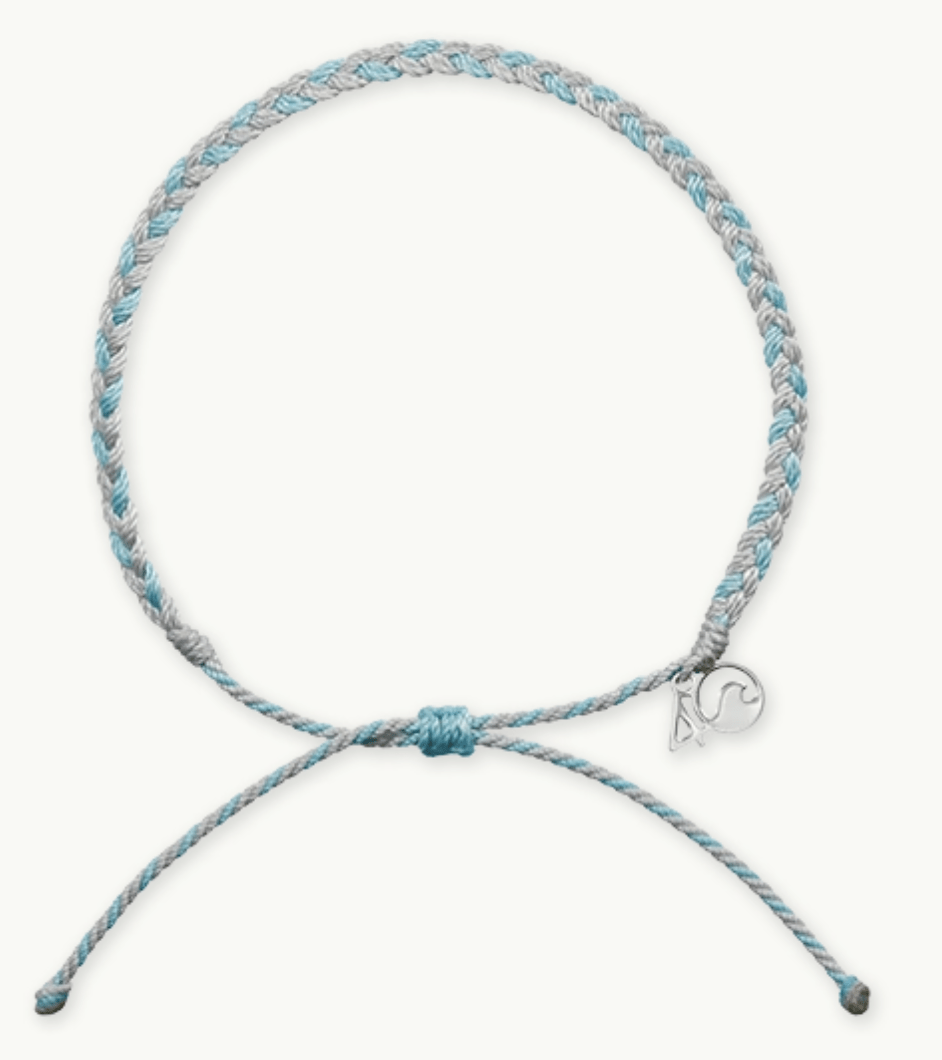 4ocean Ripple Effect Anklet Cerulean Blue