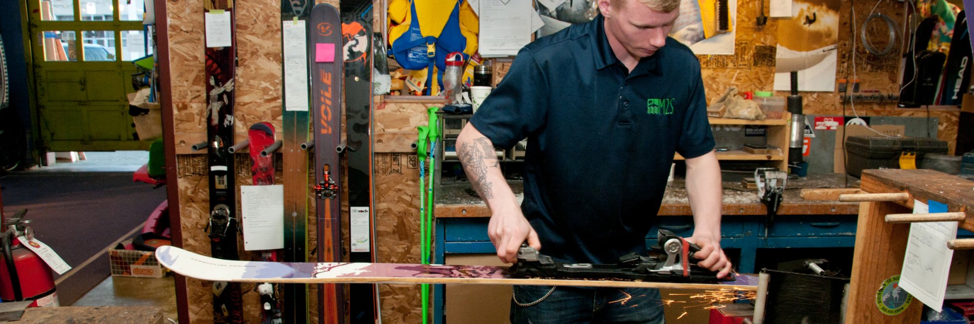 Ski, Snowboard Repair, Wax, Binding Mount, Grind, Custom Service in