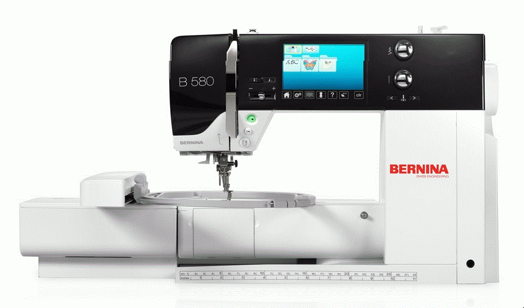 Bernina 580E (BSR Included) Machine & Embroidery Unit 19