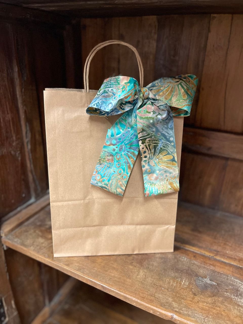 Brown Bag Mystery 2023 Teal Batiks 101440057