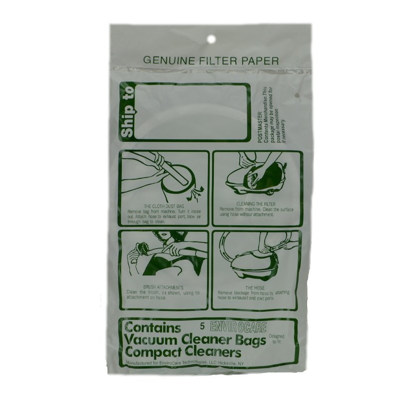 COMPACT VACUUM CLEANER BAGS 836301000308