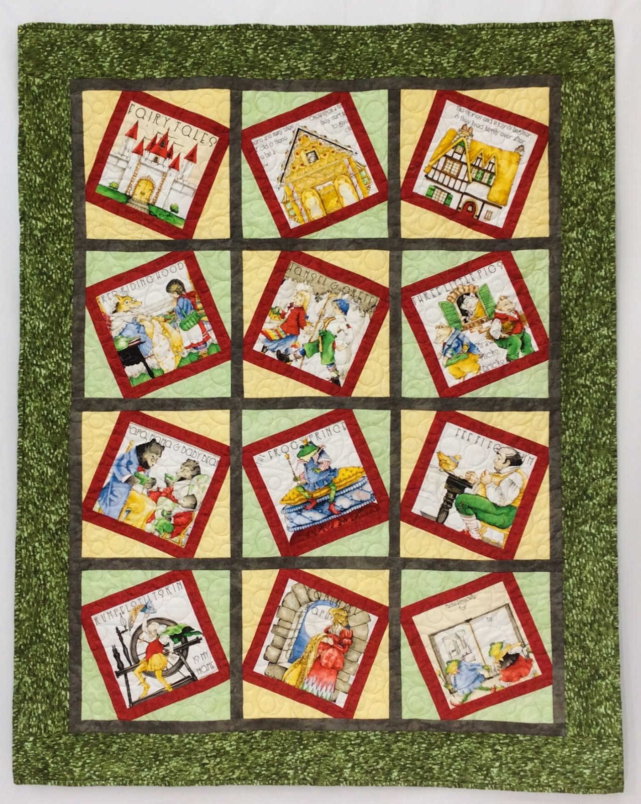 FAIRY TALES NURSERY RHYMES QUILT