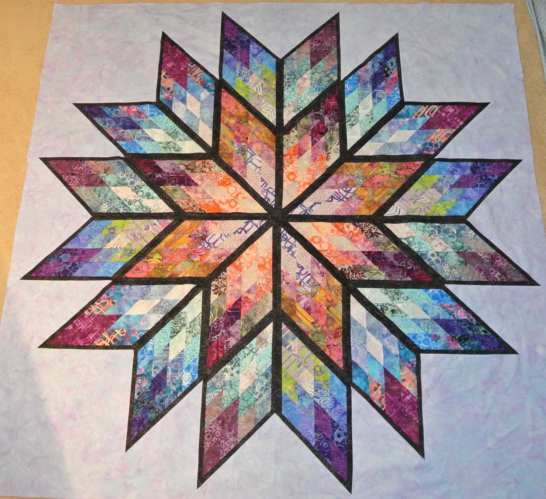 Prismatic Star Quilt