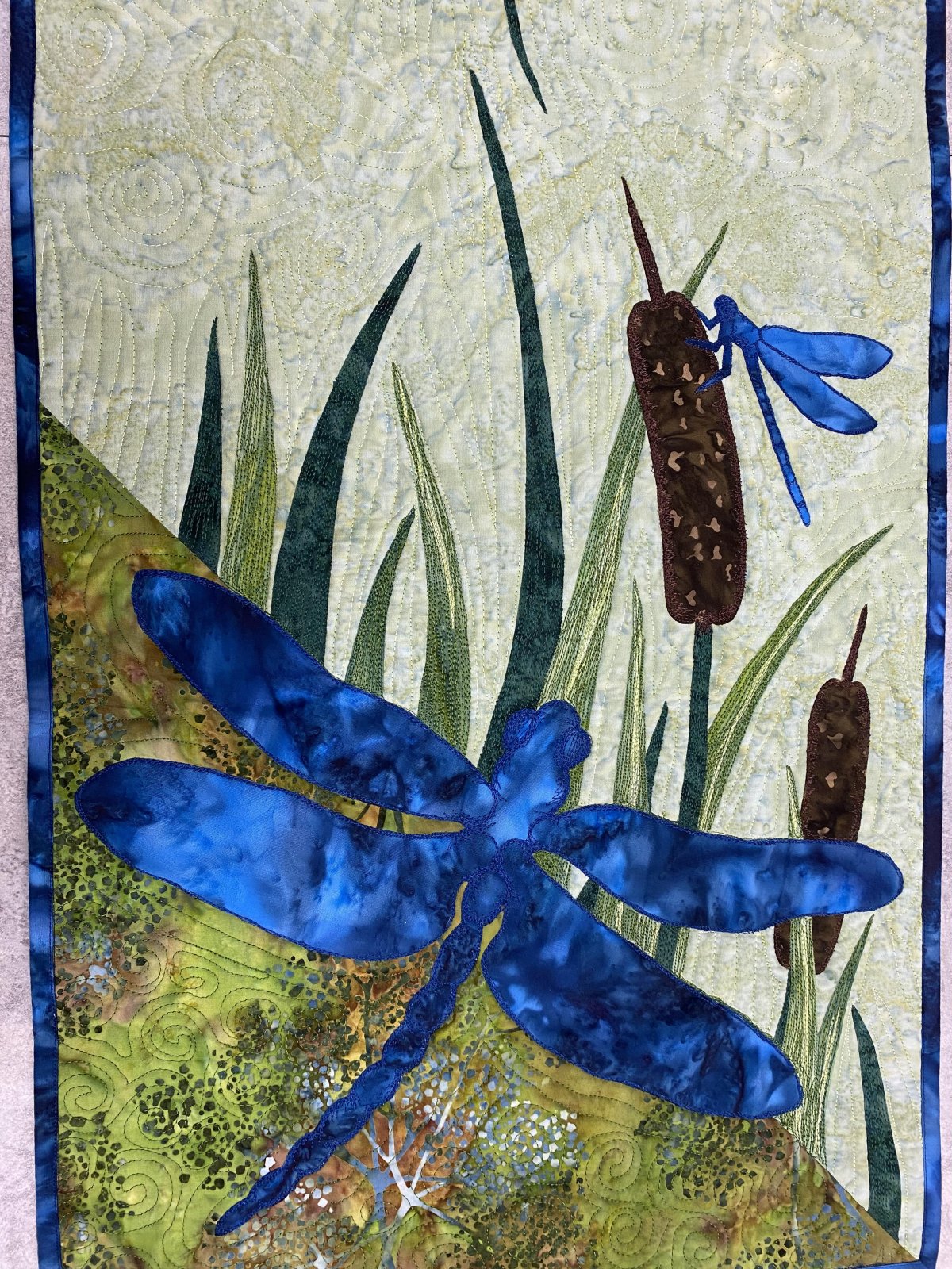 At the Pond Dragonfly Table Runner with Alison Zeerip WYOMING