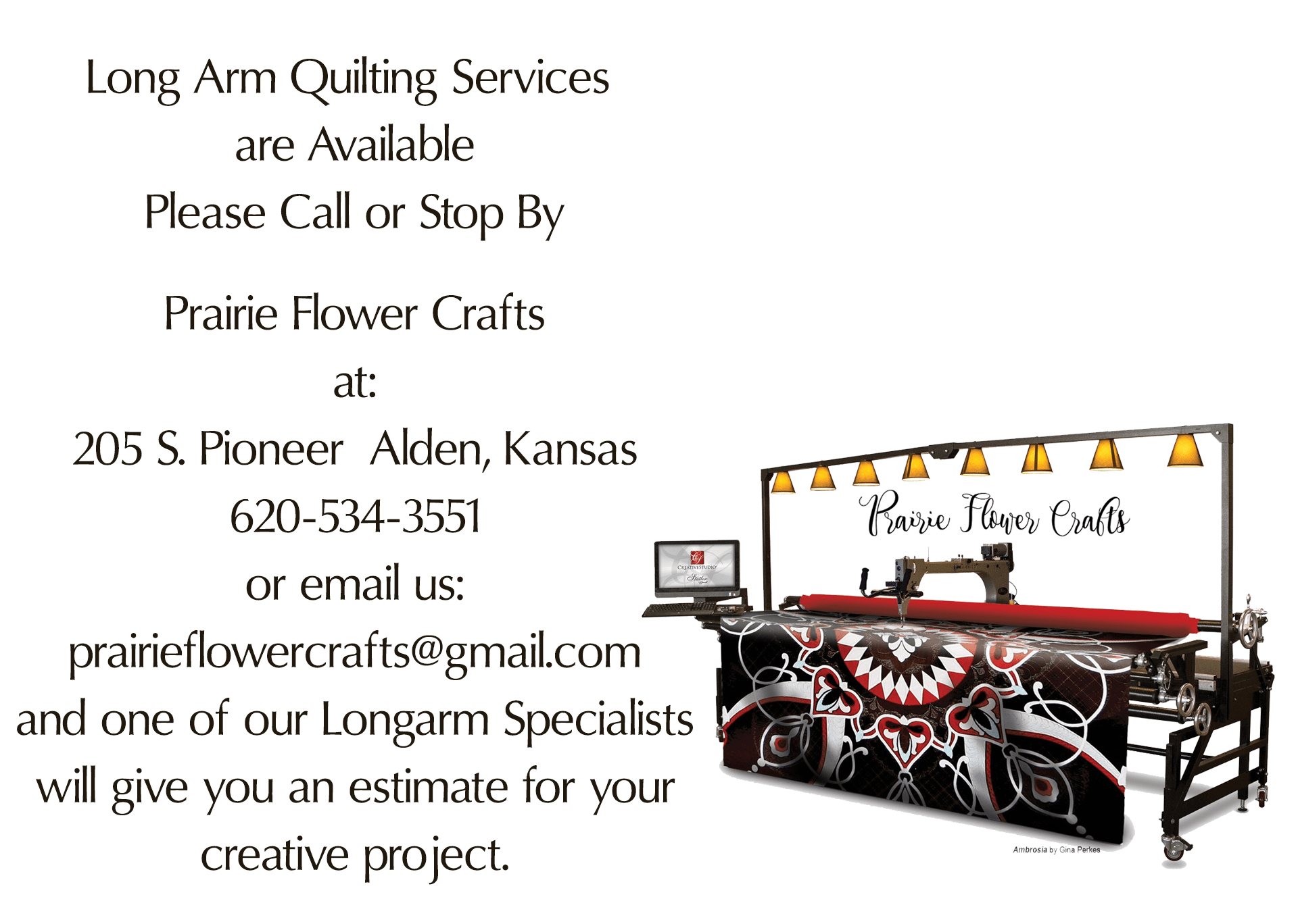 Long Arm Quilting Services