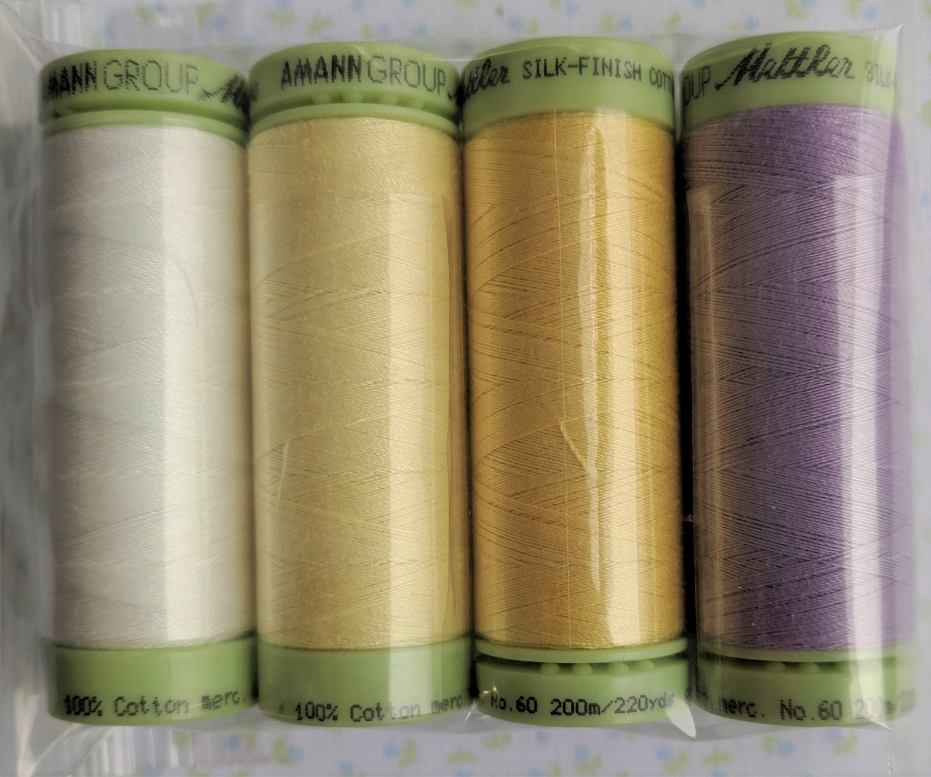 Cotton Thread Set Heirloom Florals Mettler 60
