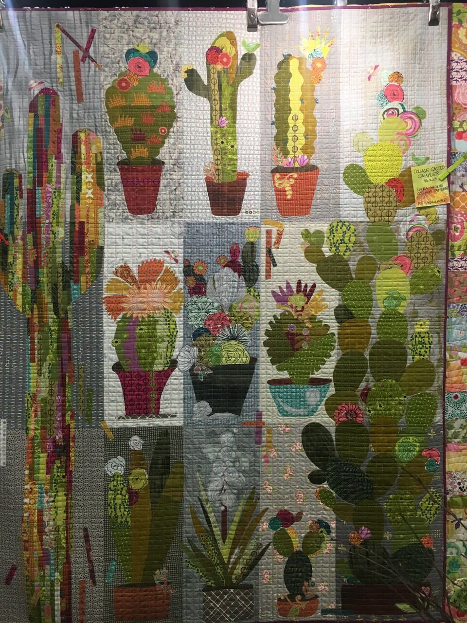 Collage Cactus Quilt Kit