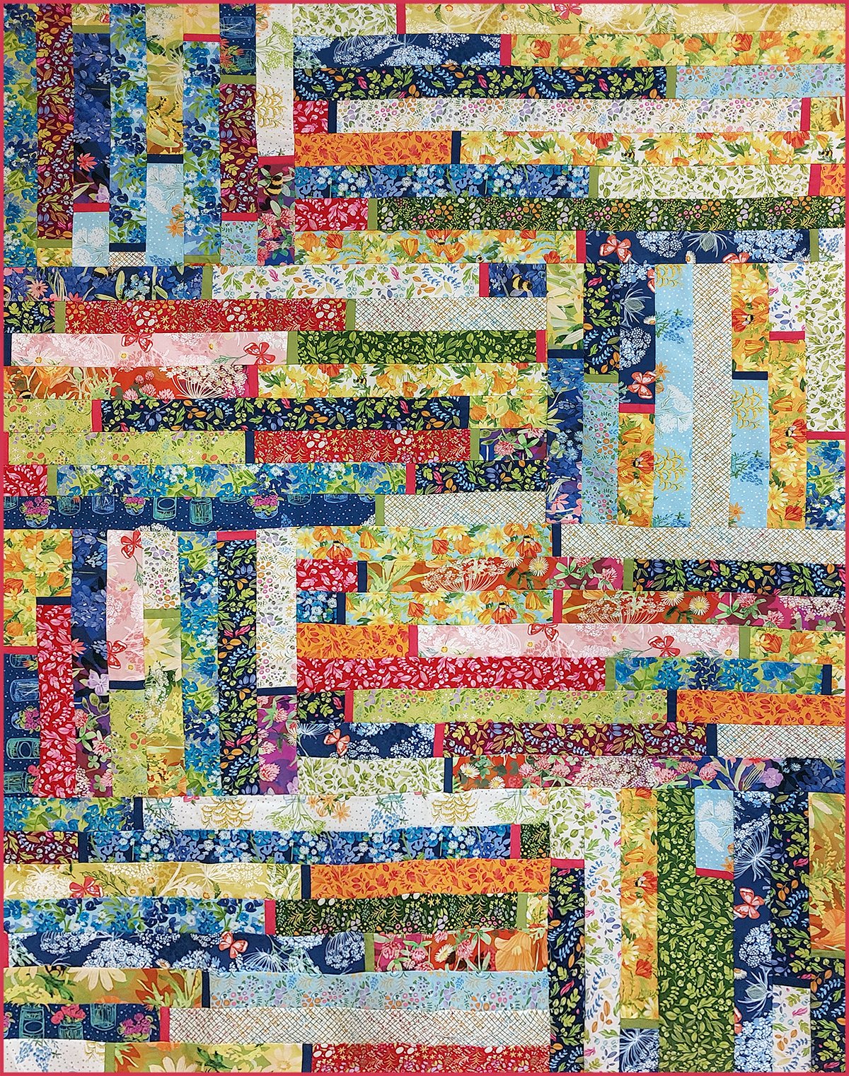 Birch Bark Strip Quilt