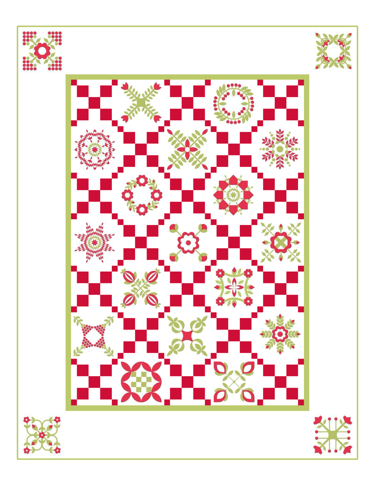 Beautiful Chain Quilt Kit 60½” x 74½”