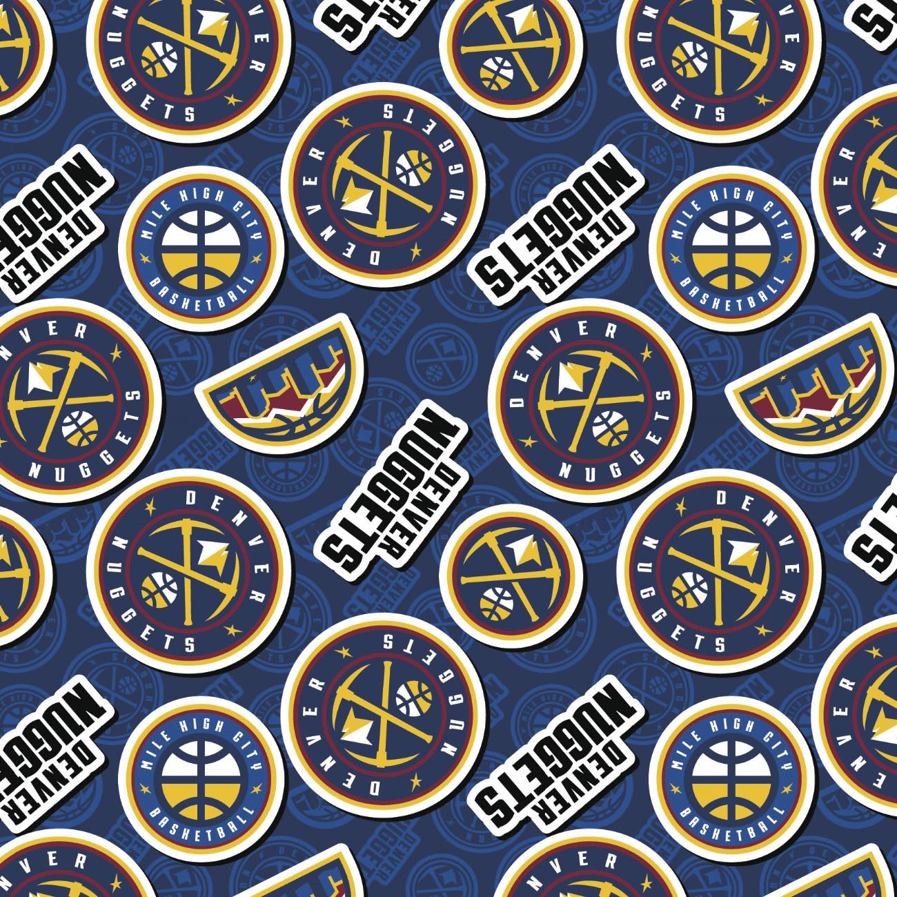 CFNBA Cotton 83DEN20301 Multi Denver Nuggets