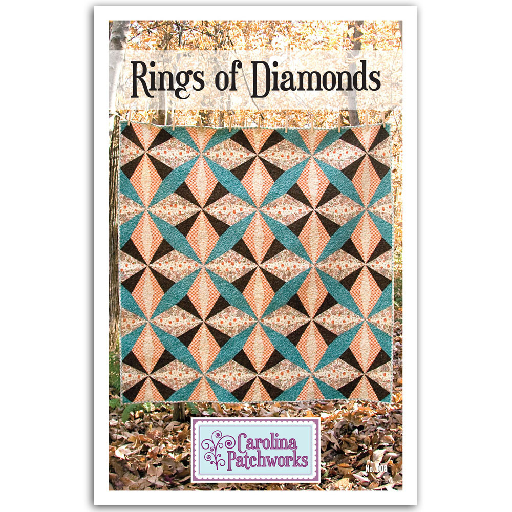 Carolina Patchworks Rings of Diamonds Quilt Pattern