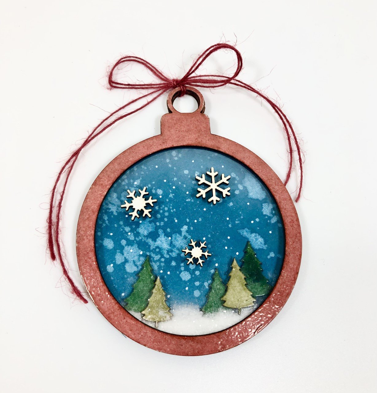 Pine Trees Ornament Kit
